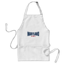 Maryland Three Stars Design Apron