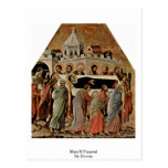 Mary'S Funeral By Duccio Post Cards