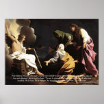 Marys,Jesus Tomb, He is Risen Bible Verse Artwork posters