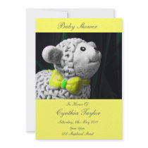 Mary's Lamb Baby Shower Invitation