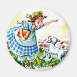 Mary's Lamb Magnet