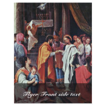 Mary'S Wedding By Ludovico Carracci (Best Quality) Personalized Flyer