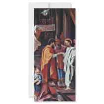 Mary'S Wedding By Ludovico Carracci (Best Quality) Custom Rack Card