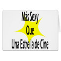 Mas Sexy Que Una Extralla De Cine cards
