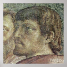 Masaccio - Head of an Apostle Poster