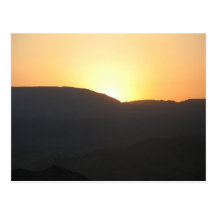 Masada Sunrise - Customised Postcards