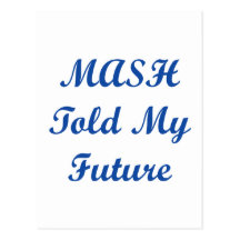 MASH Told My Future as a kid! Postcards