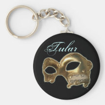Mask Black keychain
