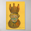 Mask from Senegal posters