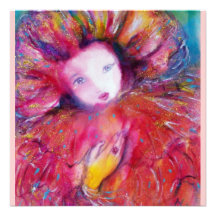 MASK IN RED /MARDI GRAS MASQUERADE PARTY PERSONALISED ANNOUNCEMENT