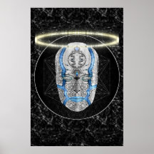 "Mask of Metatron" Poster