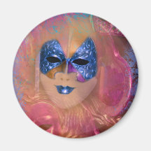 Mask venetian masquerade costume party fridge magnets