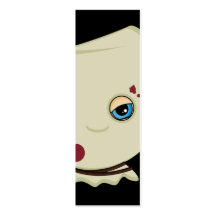 Masked Maniac Killer Bookmark Business Card Template