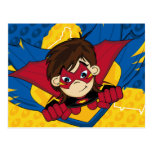 Masked Superhero Postcard
