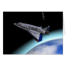 Maslool (Orbit) Greeting Card