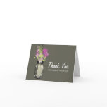 Mason Jar filled with Wilflowers Cards