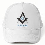Masonic Ball Cap (White) hats