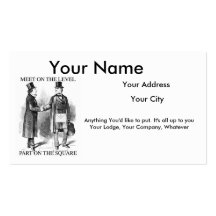 Masonic Business Cards