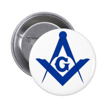 Masonic Square and Compass Buttons