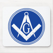 Masonic Square and Compass Mouse Mats