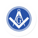 Masonic Square and Compass stickers