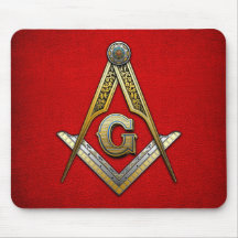 Masonic Square and Compasses Mouse Pads
