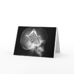 Masonic X-Ray Alien Skull cards