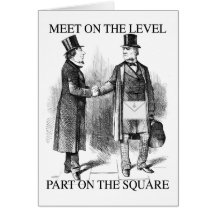 Masons Meeting Greeting Card
