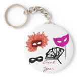 Masquerade ball, EventYear key chain keychains