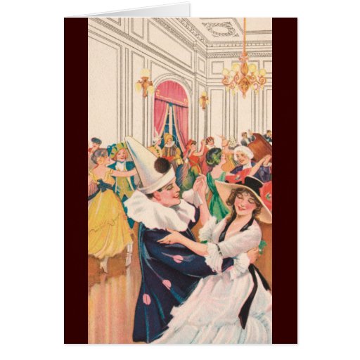 Masquerade Ball Greeting Card