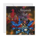 Masquerade Ball Party Mask Colourful Abstract