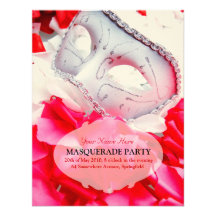 Masquerade Ball RSVP Cards Personalised Invitation