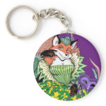 Masquerade Fox Keychain