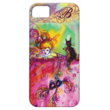 MASQUERADE NIGHT / LADY WITH BLACK CAT MONOGRAM