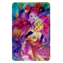 MASQUERADE NIGHT / Venetian Carnival Flexible Magnets