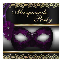 Masquerade Party Invite