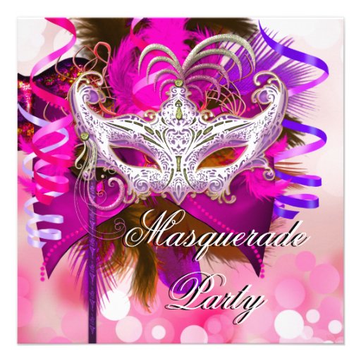 mardi gras theme invitations