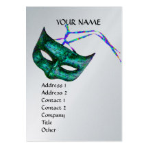 MASQUERADE PARTY platinum Business Cards