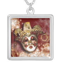 Masquerade party Venetian masked ball Personalised Necklace