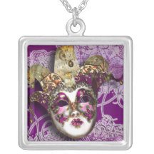 Masquerade party Venetian masked ball Personalised Necklace