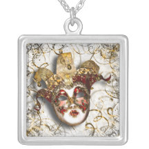 Masquerade party Venetian masked ball Personalised Necklace