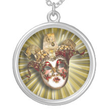 Masquerade party Venetian masked ball Pendants