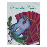 Masquerade Save the Date Announcement