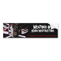 Mass Destruction Bumper Sticker