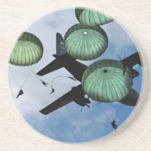 Mass Jump Mission, Parachutes, U.S. Army Drink Coaster