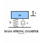 Mass Spring Damper (Physics) t-shirts