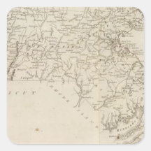 Massachusetts 4 square sticker