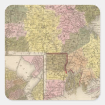 Massachusetts And Rhode Island Sticker