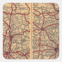 Massachusetts, Connecticut, Rhod Island Stickers