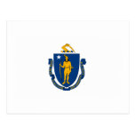 Massachusetts Flag Postcard